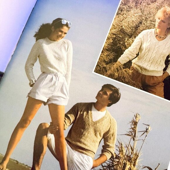Susan Bates Patons Cotton Tops 80s Knitting Patterns Vintage Booklet 21 Pages 🧵 - Picture 9 of 9